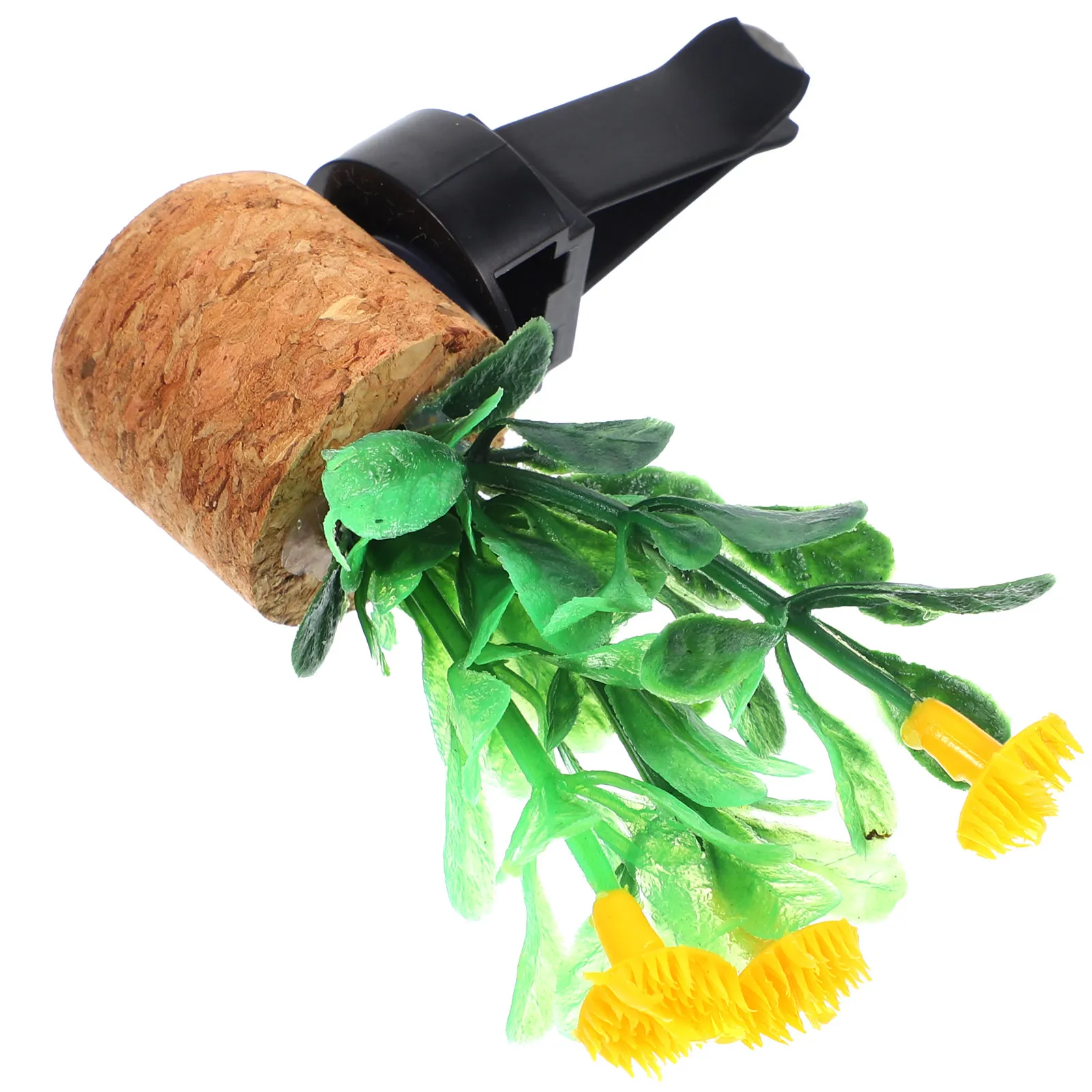 

Car Air Vent Clip Aroma Diffuser with Realistic Mini Plant Pot Style Creative Car Interior Decor for Home Travel