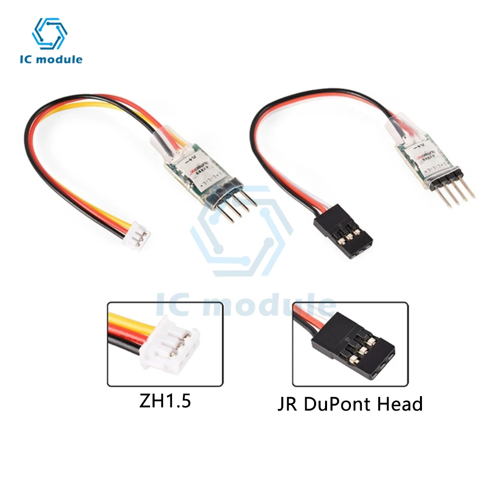 3CH LED Lamp Light Controller Switch Panel System Turn on/Off JR/ZH1.5 Plug for RC Mini Car Vehicle Fixed Wing Aircraft