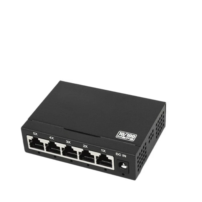 

TSW-105 100M 5-port Ethernet switch plug and play