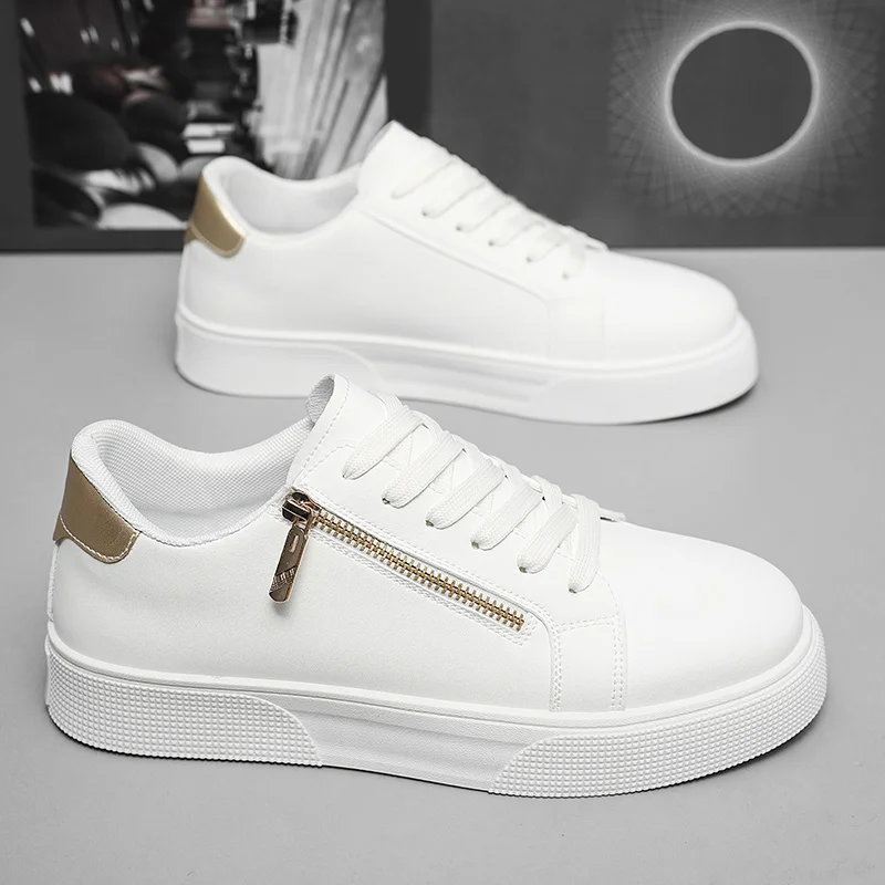 

Spring and Autumn Large Size New Trendy Men's Shoes Korean Style Breathable Versatile White Shoes Running YouthCasualSportsShoes