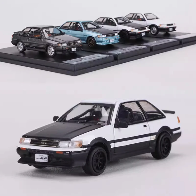 

DCT Diecast 1:64 Scale AE86 Corolla Levine Sedan1983 Alloy Simulation Car Model Collection Souvenir Static Display Ornament Gift