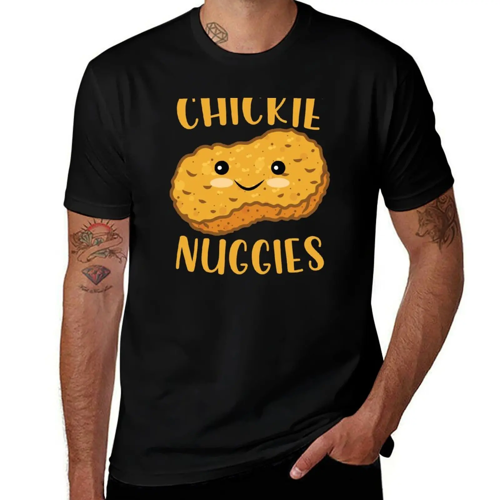 Chickie Nuggies T-Shirt Sports Casual Breathable Tee Shirt