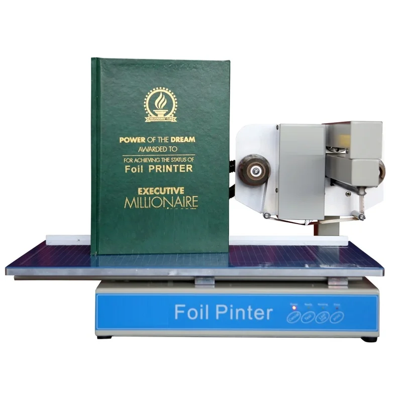 

LY 500A 500B 300DPI Digital Flatbed Press Foil Printer Low-temp Hot Stamping Embossing Machine with 5 Rolls Paper Optional