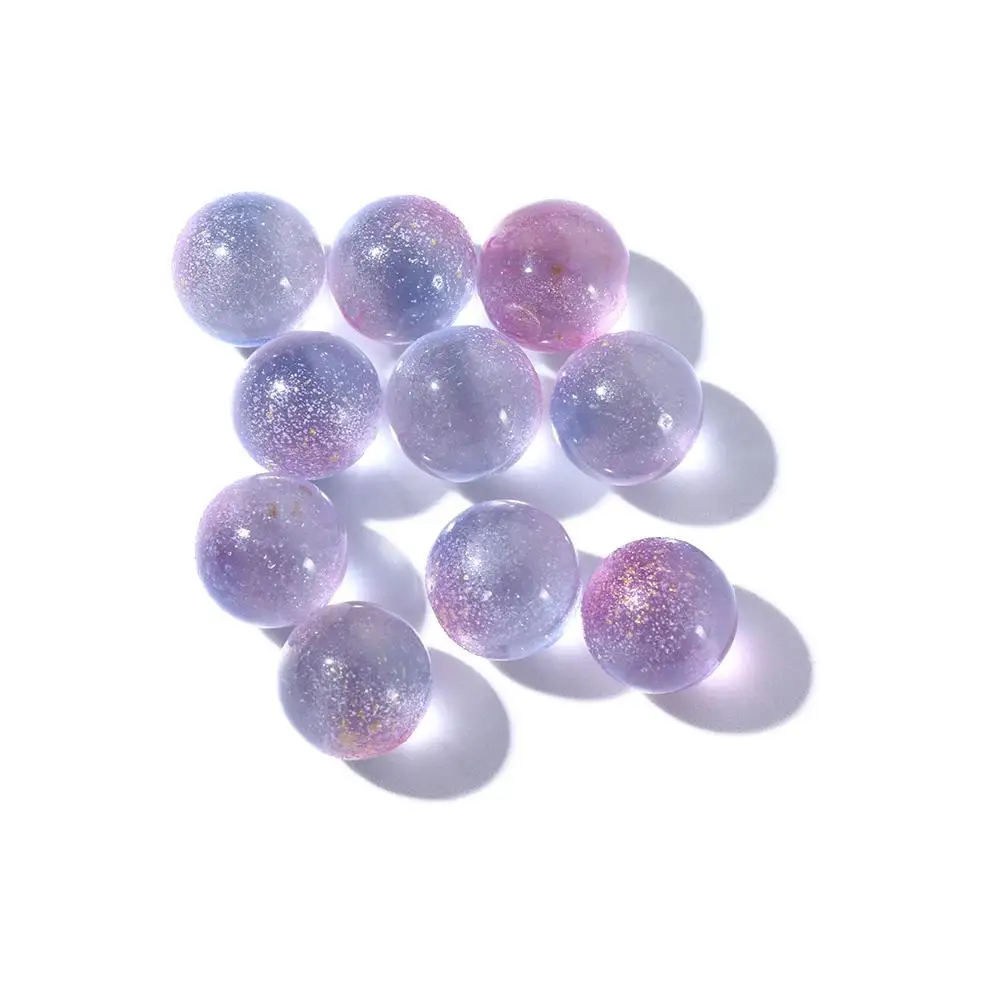 เครื่องลูกปัด Aquarium ของเล่น Bouncing Ball Home Decor แก้ว Marbles Luminous Glass Ball DIY Handmade วัสดุ Pinball เครื่อง