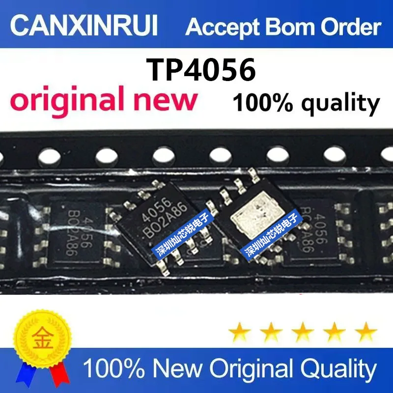 (5-100pieces)Brand new original TP4056E TP4056 4056E SOP8 1A linear lithium-ion battery charger IC