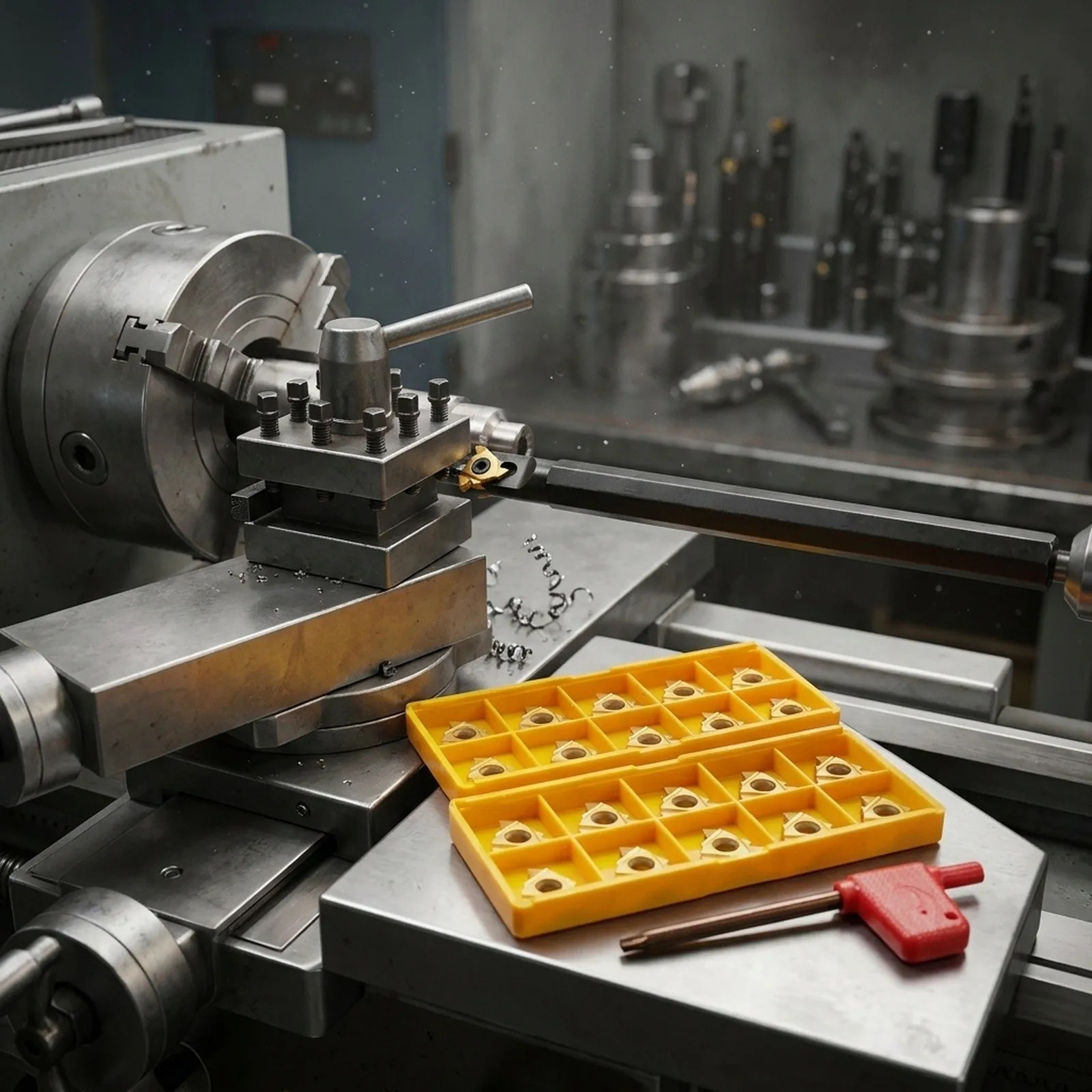 16IR AG60 Inserts Carbide Boring Bar For Threading Operations Versatile Threading Applications Low Friction Coefficient