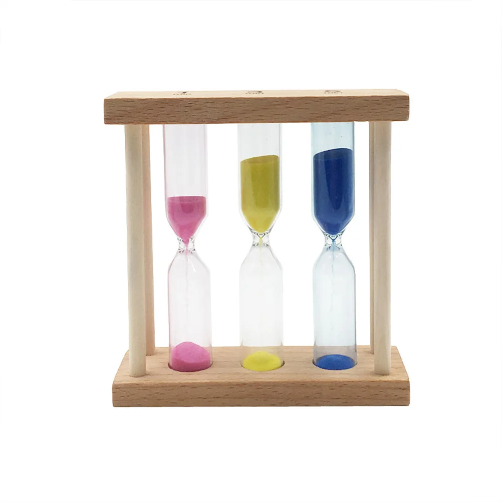

Set of 1 3 5 Min Hourglass Timer Sand Clock Glass Tube Sandglass for Reading Quizzing Exercising Cooking Timing Decorative Home