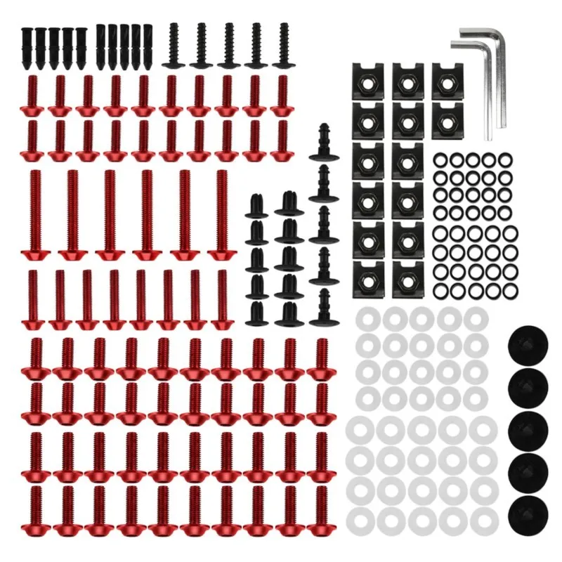 FOR SUZUKI GS500E GS500F GS650 GSF1200 BANDIT FOR YAMAHA TMAX500 FOR BMW F800R F800S Fairing Cowl CNC Aluminum Moto Screws Bolts