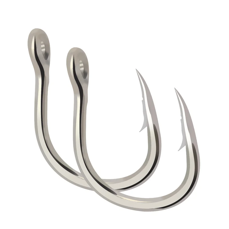 Imagem -02 - Zyz-high Carbon Steel Sea Fishing Hook Resistente à Corrosão Anzol Combater Farpado Tamanho Grande Oceano Boat Pesca-gancho Tamanhos