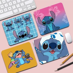 Cute anime couple Stitch Gaming Mouse Pad XS Small Mousepad For PC Gamer Desktop Decoration Office Mouse Mat Deskmat Rug