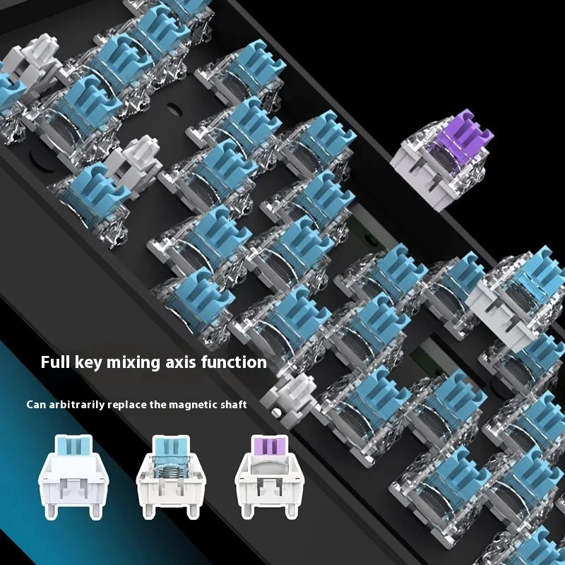 MARS68PRO Mechanical Wireless Keyboard Magnetic Switch Hotswap Rgb E-Sports Customize Keyboard For Accessories Office Gaming