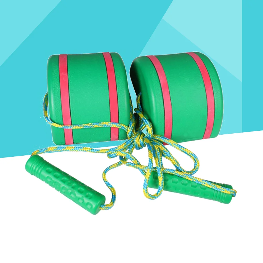 2 pz/set Trampoli Da Salto Camminare Trampoli Salto Divertimento All'aria Aperta Giocattolo Sportivo per I Bambini Bambini (Verde) giocattoli per bambini giocattoli all'aperto