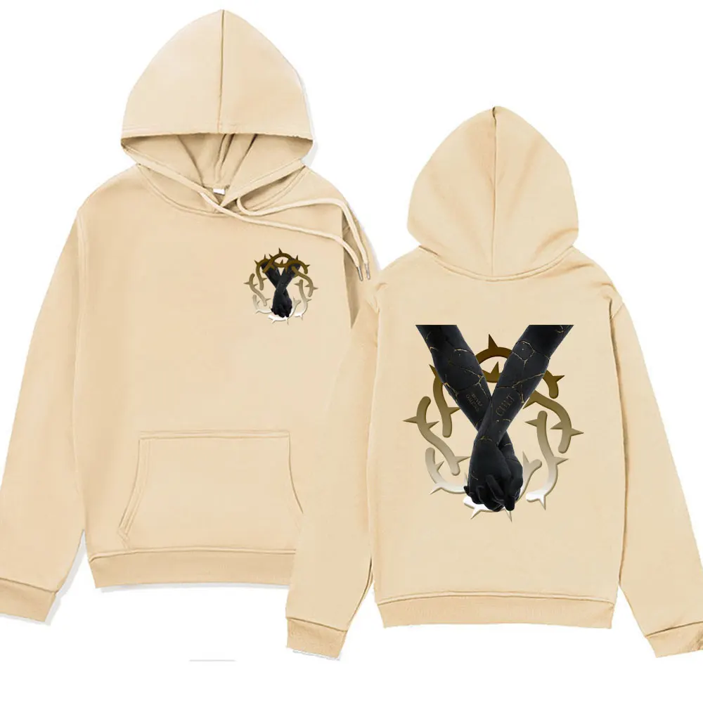 Rock Band Bad Omens Finding God Before God Finds Me Music Album Printed Hoodie Men Women Winter Sweatshirt Oversized Pullover