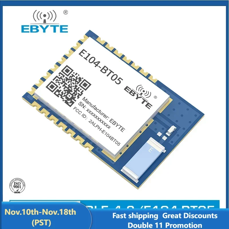 TLSR8266 Bluetooth EBYTE Serial To Ble Slave Module Ble4.2 UART SMD E104-BT05 Transparent Transmission Low Power Transceiver