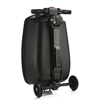 Adult Carry on Suitcase Foldable Trolley Case Bags for Travel Business and School Men  Scooter Luggage  With Eectricity