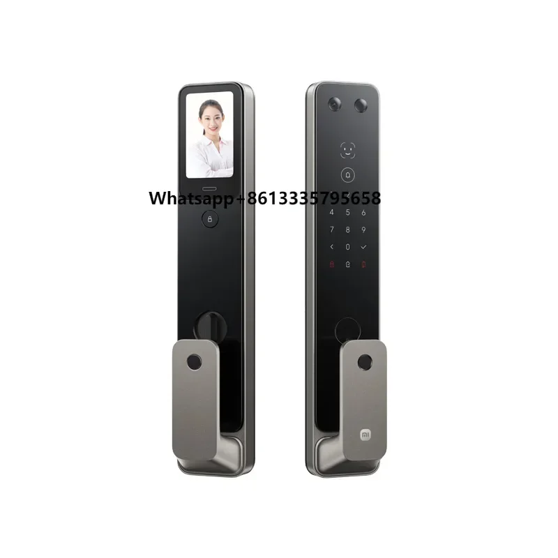 

Smart Door Lock G500 3D Face Recognition with Cat Eye Fingerprint Blue-tooth Password Unlock Work