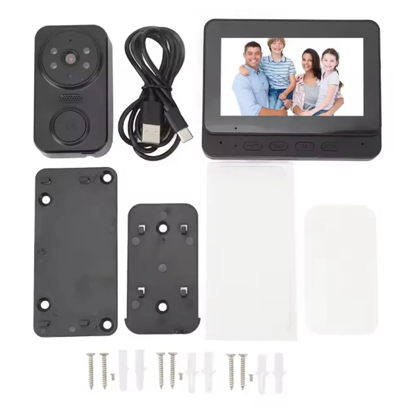 

ABFI Visual Intercom Doorbell Wireless Visual Intercom Doorbell Infrared Night Vision