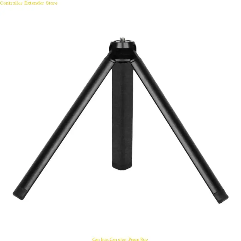 

Tripod Small Desktop Phone Holder Stand Foldable Hand Grip Bracket for Phones