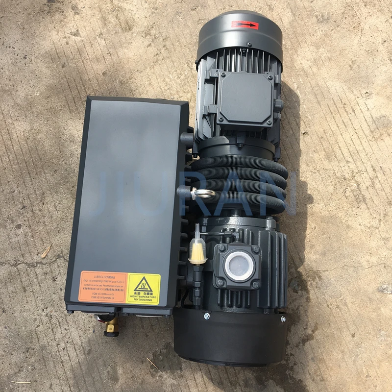 4hp 100m3/h VO100 X-100 XD-100 SV-100 Single Stage Vane Rotary ปั๊มสูญญากาศสําหรับบรรจุภัณฑ์เครื่อง