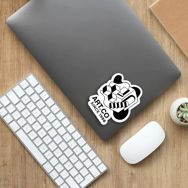 100pcs Custom Stickers PVC Waterproof Die Cut Vinyl Personalized Logo Design Brand Glossy Matte For Business Gift Box Packaging
