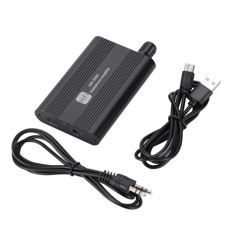 HIM-Upgrade Bluetooth Hifi Headphone Amplifier Headphone Amplifier 3.5Mm Stereo Audio Out 16-300Ohm With Switch Powered
