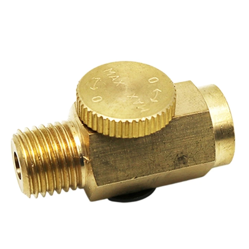U13C High Performances Air Flows Control Valves 1/4 Inch Threads Brass for Compressors