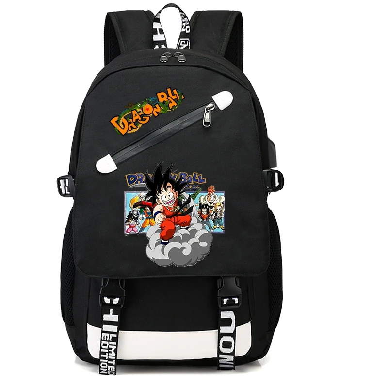 Anime Dragon Plecak dla chłopca Dziewczyna Powrót do szkoły Bookbag Duża pojemność Student Bookbag Mężczyźni Kobiety Torba podróżna Mochila