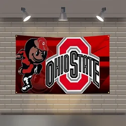 Garage Flag Ohio State BuckeyeS bandiera Lgbt da appendere giardino di casa decorazioni per esterni Fallout Skateboard bandiere e striscioni turchia Em