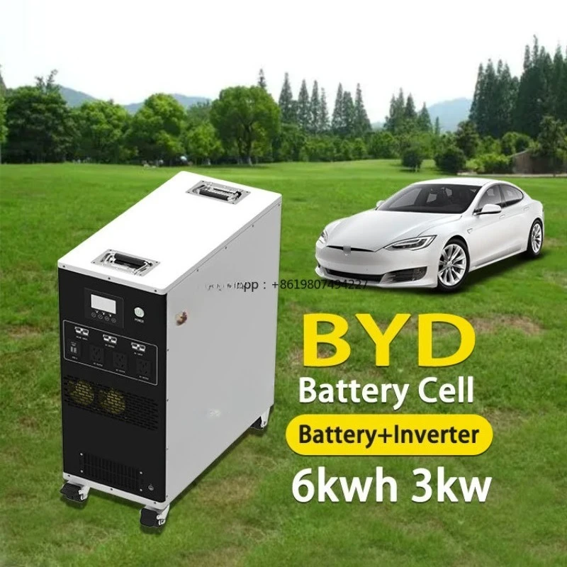 Energy System 6.6kwh Portable Power Station 3000W 220v 240v All in One LiFeP04 Battery Outdoor Camping Solar Generator