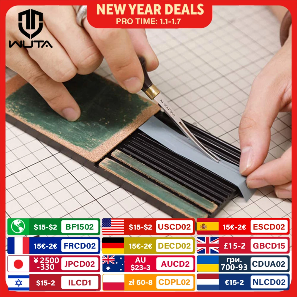 Leather Edge Beveler and Sharpener Tool