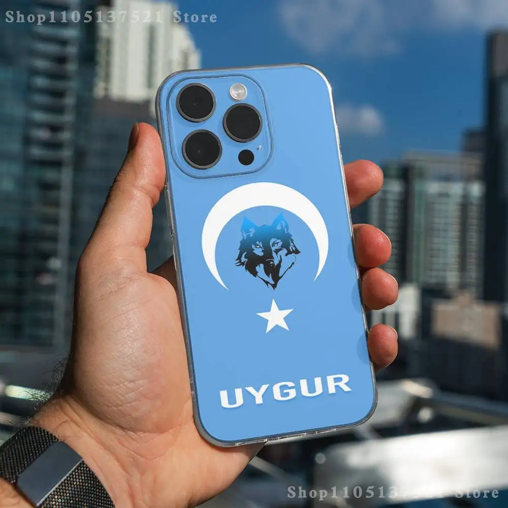 Casing HP Resurrection Ertugrul Kayi Flag untuk iPhone 17,16,15,14,13,12,11 Pro,Max,Plus,X,XS,XR,SE4,E Mini Transparan Soft Cover