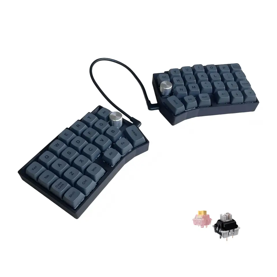 有線分割型メカニカルキーボード、CORNIX 50%、ホットスワップ対応