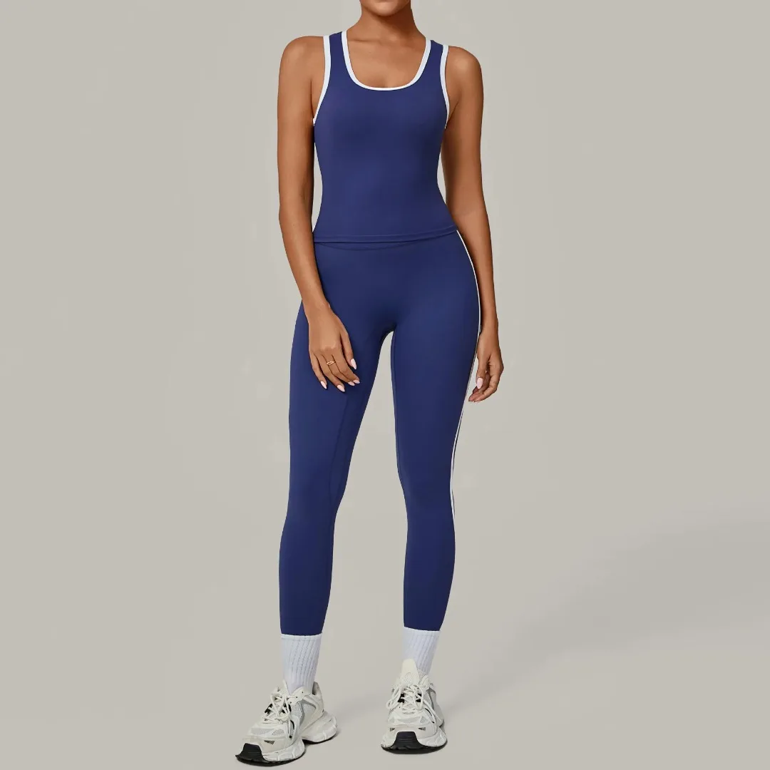 

Новый женский облегающий комплект для йоги: леггинсы с высокой талией и эффектом персиковых ягодиц, спортивный костюм для фитнеса, бега, тренировок и повседневной носки