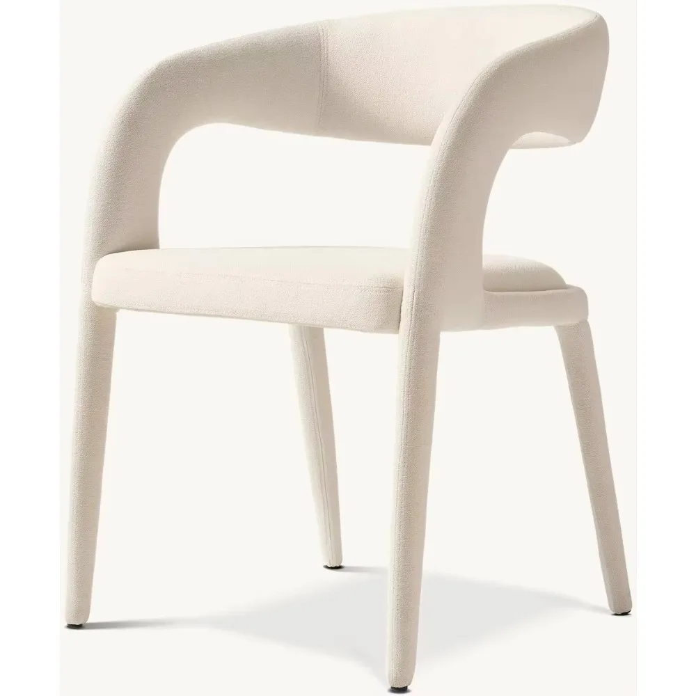 American Light Luxury Armchair Simple Solid Wood Coffee Shop Hotel Restaurant Furniture Dining Chair