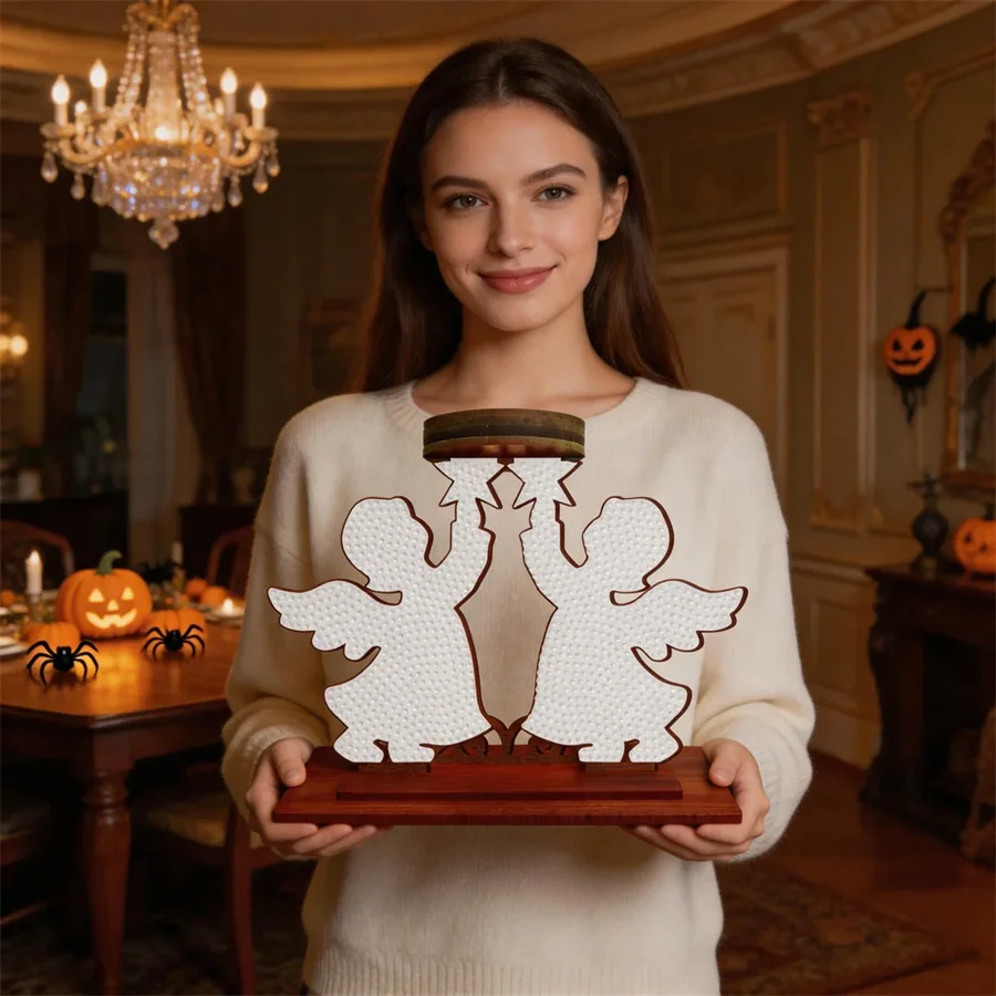 Painting Supplies - kid candle holder Halloween holiday gift