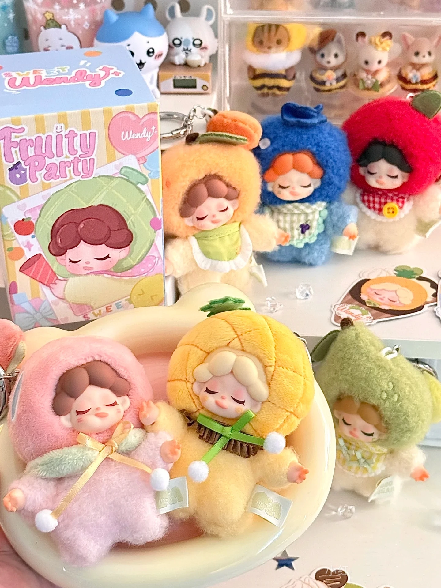 

New Wendy Fruity Party Series Mini vinyl Blind Box Cute Sachets Pendant Surprise Bag Mysterious Box Birthday Customized Gifts