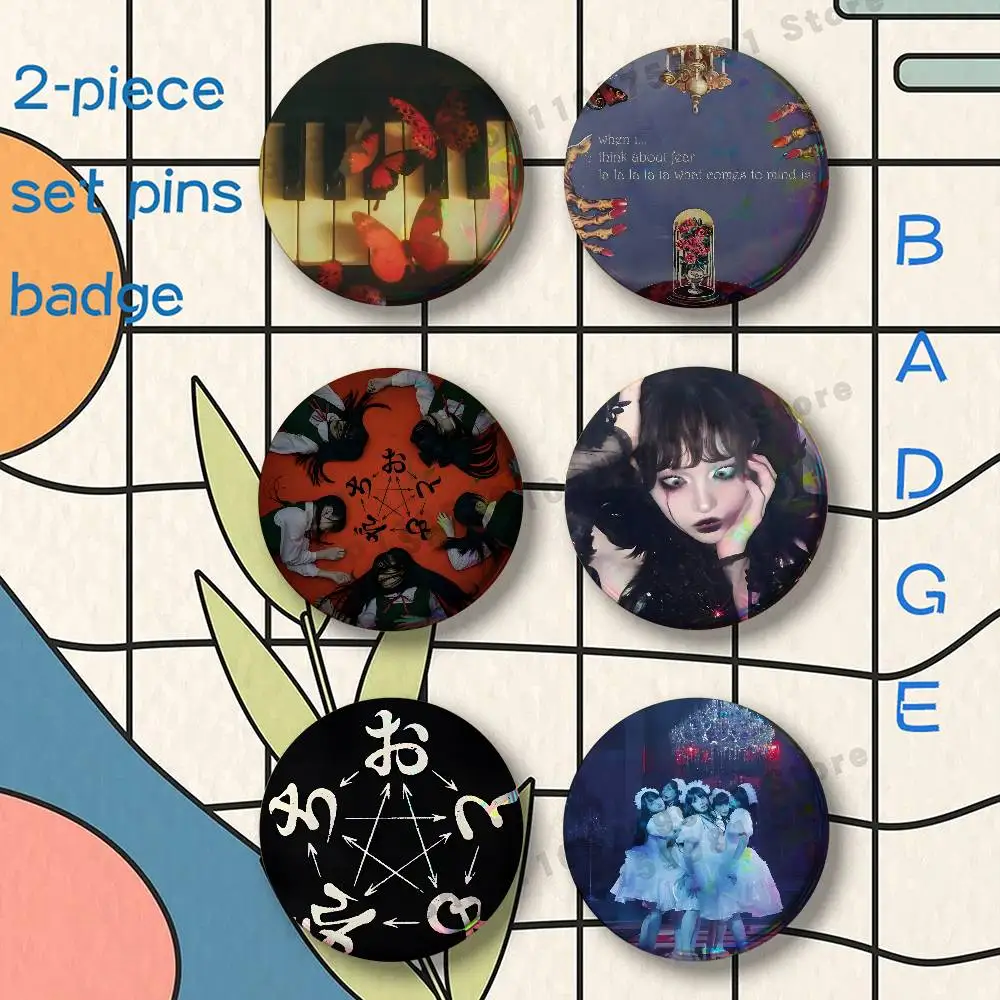 Horror Idol Phantom S-Siita 2-piece set Free Mix Backpack Clothes Jewelry Accessories Round Badge Collection Gifts