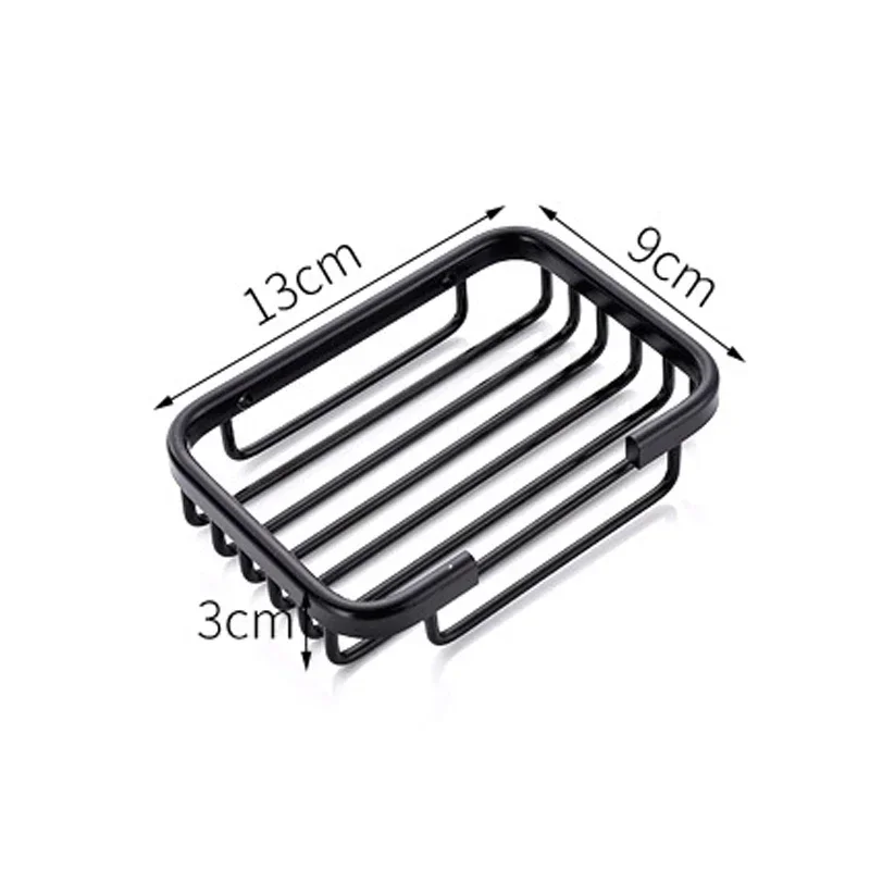 Gold Soap Dishes Wall Mounted Soap Basket Bathroom Accessories Bathroom Furniture Toilet Balcony Glass Soap Holder