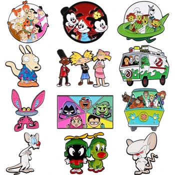 סיכות אינמל קרטון לנשים סיכות לתיקי גב ג'ינסים סיכות לבגדים תכשיטים מעוצבים אביזרים לילדים מתנות