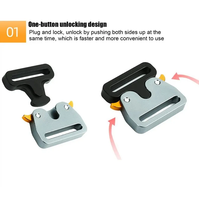 Metallschnallen Clips Gepäck Schnalle Riemen Entriegelung verstellbare Metallklammern Robuste Hundehalsband Schnalle Metallschnallen für Riemen