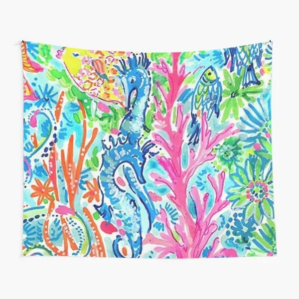 Full Animal Sea  Tapestry Blanket Room Wall Colored Decoration Bedroom Yoga Mat Hanging Towel Beautiful Bedspread Home Travel