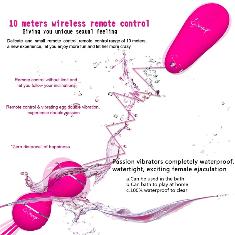التحكم عن بعد 7 سرعة كرة كيجل المهبل ضيق ممارسة تهتز البيض الجيشا الكرة بن وا كرات المزدوج ألعاب جنسية هزازة ضد الماء للنساء