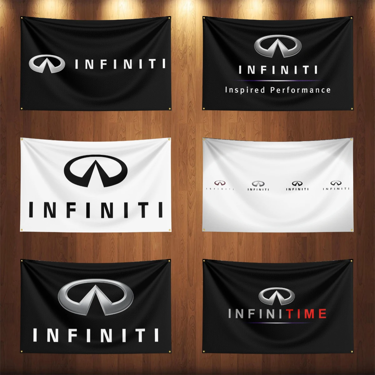 90x150CM infinitis Racing Car Flag Banner For Car Racing Decoration Poster Tapestry Polyester Outdoor Home