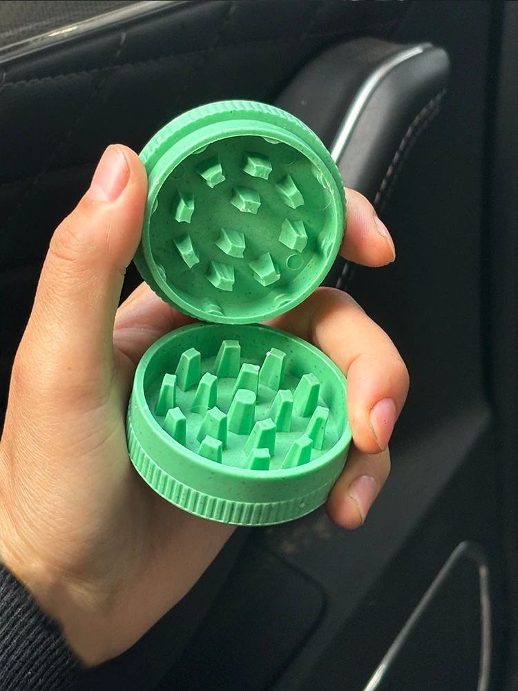 Herb Grinder Kit，accesorios para fumar，dichavador，molinillo de tabaco Rolling Tray Set with 55MM Plastics Herbal Grinder ,Storag