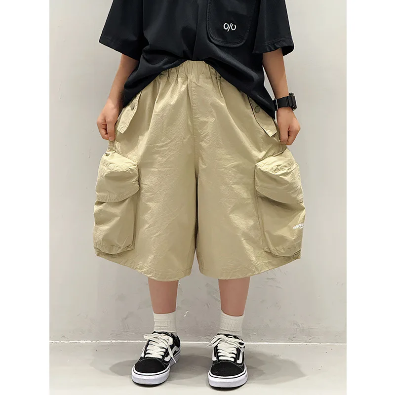 Baoduo children's clothing boys spring and summer tooling five-point pants new medium and children's shorts loose casual pants