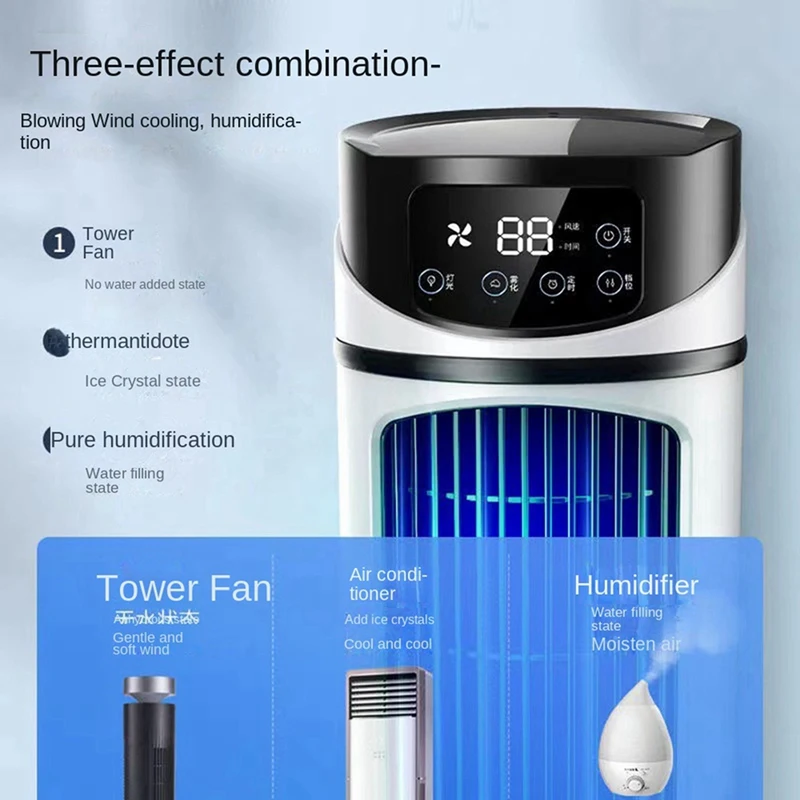 2X Portable Air Conditioner Air Cooler Fan Water Cooling Fan Air Conditioning Fan For Office Air Conditioner Portable