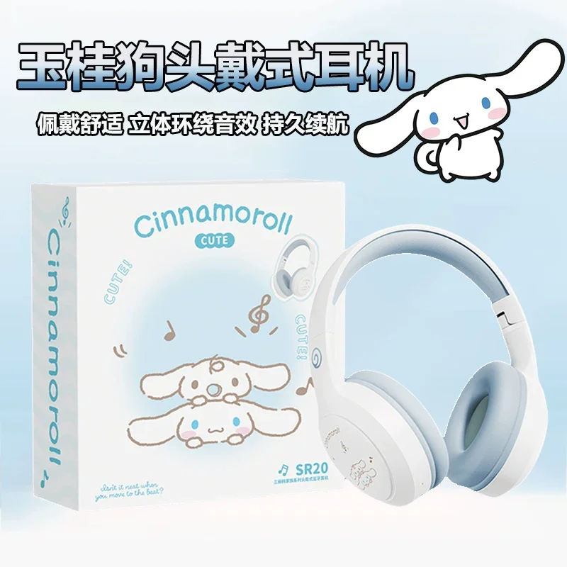 Sanrio Hello Kitty Wireless Over Ear Headphones Cute Pink Compatible With Ios Android  For Women Daily Music  Cute Gifts Toys view 3