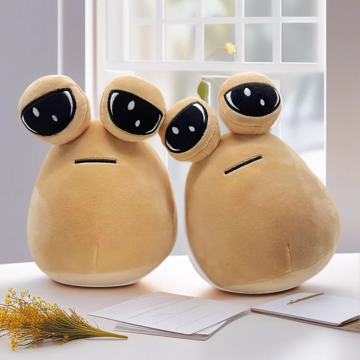 Big Eyes Alien Soft Plush Pou Stuffed Toy Doll Home Office Decor Plush Animal Pillow Funny Gift Stuffed Alien plush Toys