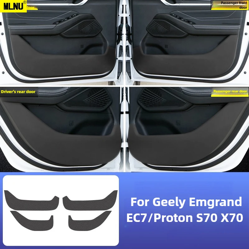

Door Anti-Kick Pad For Geely Emgrand EC7/Proton S70 X70 Accessories 2025/2024 ,Leather/Scratch-Proof/Premium Vibe 2022-2023