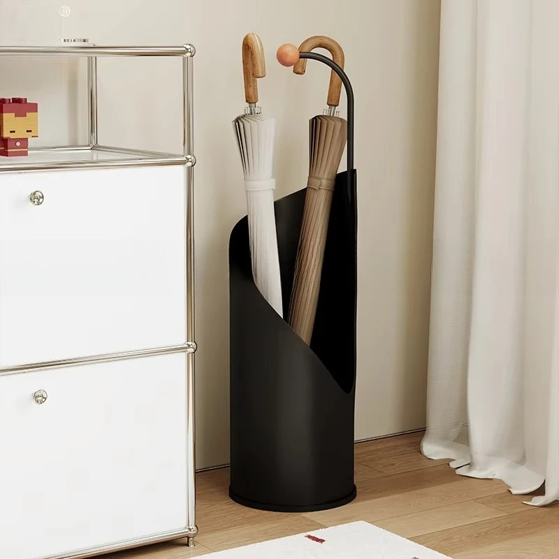 

Cream Style Large Capacity Umbrella Rack, Water-Draining Organizer for Entryway, Minimalist Home Umbrella Storage Bin